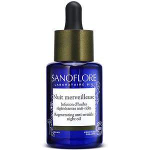 Sanoflore Huile Seche de Nuit Visage Anti-Rides