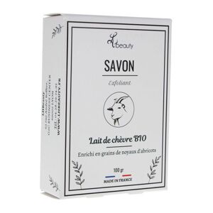 LHBEAUTY Savon Exfoliant au Lait de Chevre Bio