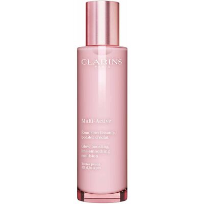 Clarins Multi-Active Glow Boosting - Émulsion pour tous types de peau - Publicité Clarins Multi-Active Glow Boosting - Émulsion pour tous types de peau - Publicité
