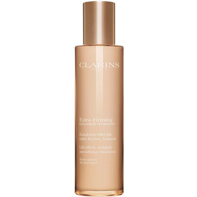 Emulsion clarins Extra-Firming Collagène - Lisse ridules - 100mL - Publicité Emulsion clarins Extra-Firming Collagène - Lisse ridules - 100mL - Publicité