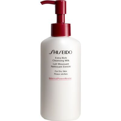 Lait Nettoyant Enrichi Extra Riche de Shiseido - Pour peau sèche - Publicité Lait Nettoyant Enrichi Extra Riche de Shiseido - Pour peau sèche - Publicité