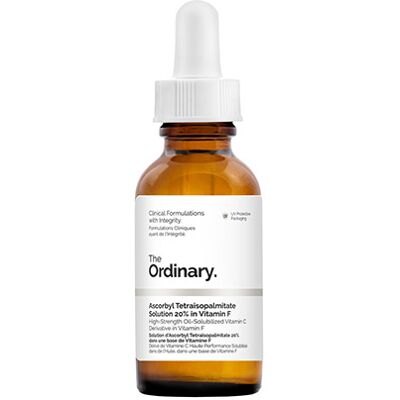 Solution de Vitamine F & Vitamine C 20% de The Ordinary - Sérum pour la peau - Publicité Solution de Vitamine F & Vitamine C 20% de The Ordinary - Sérum pour la peau - Publicité