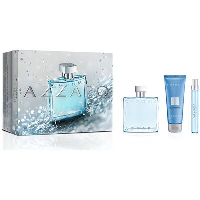 Azzaro Coffret Chrome - Publicité Azzaro Coffret Chrome - Publicité
