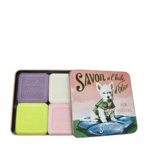 La Savonnerie de Nyons Boite Metal Chien Westie & Savons