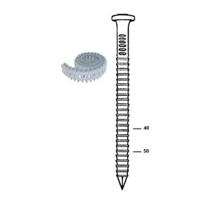 Kicloutou Pointes Rouleaux 16° pour sabots de charpente 4,00 x 50 mm x 3000