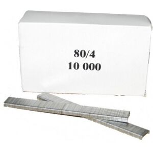 Kicloutou Agrafes 80 - 4mm Galva - Boite de 10000