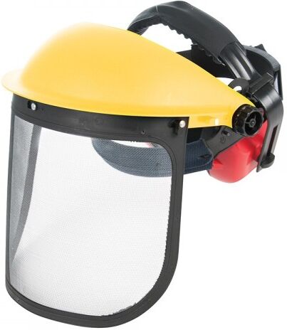 Silverline Visière grillagée de forestier avec casque anti-bruit Silverline 140878