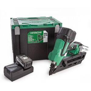 Hitachi Hikoki NR1890DBCL Cloueur Charpentier 90 mm 18 V - 5.0 Ah Li-ion - Publicité Hitachi Hikoki NR1890DBCL Cloueur Charpentier 90 mm 18 V - 5.0 Ah Li-ion - Publicité