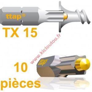 Stafa Multiplus Embouts Torx Ttap TX15 25mm Blister de 10 embouts