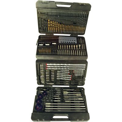 Silverline Mallette de 204 accessoires assortis pour perceuse - Publicité Silverline Mallette de 204 accessoires assortis pour perceuse - Publicité