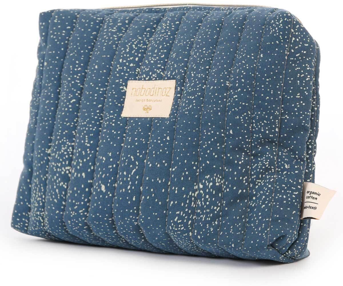 Nobodinoz Trousse de Toilette Travel - Gold Bubble & Night Blue Nobodinoz Trousse de Toilette Travel - Gold Bubble & Night Blue