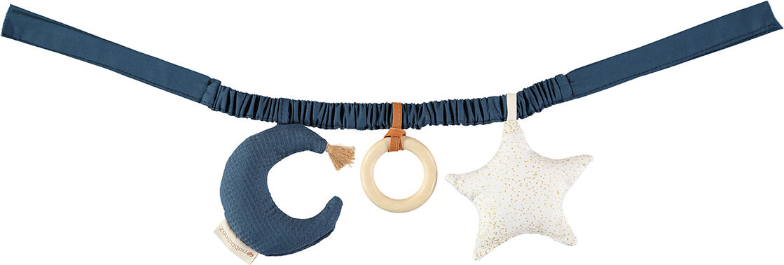 Nobodinoz Chaîne de Poussette Etoile et Lune Nobodinoz Chaîne de Poussette Etoile et Lune