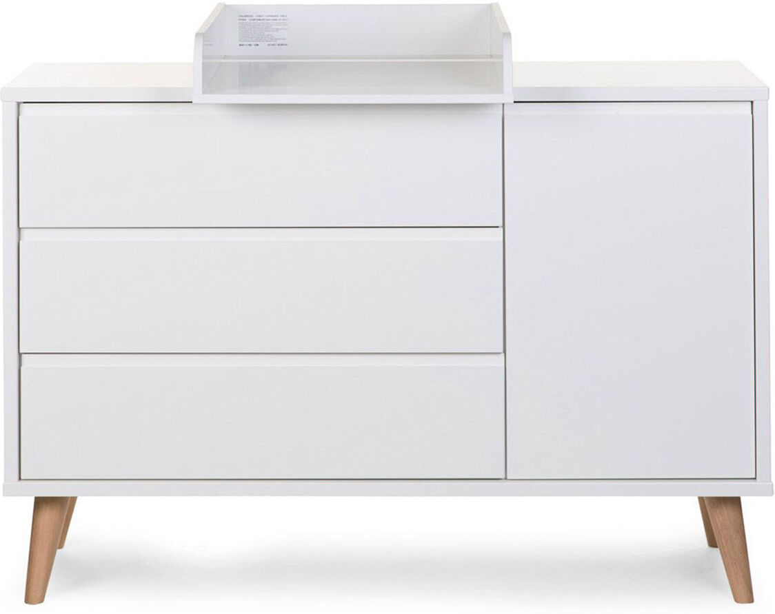Childhome Commode à Langer Extra Large Retro Rio - Blanc Childhome Commode à Langer Extra Large Retro Rio - Blanc