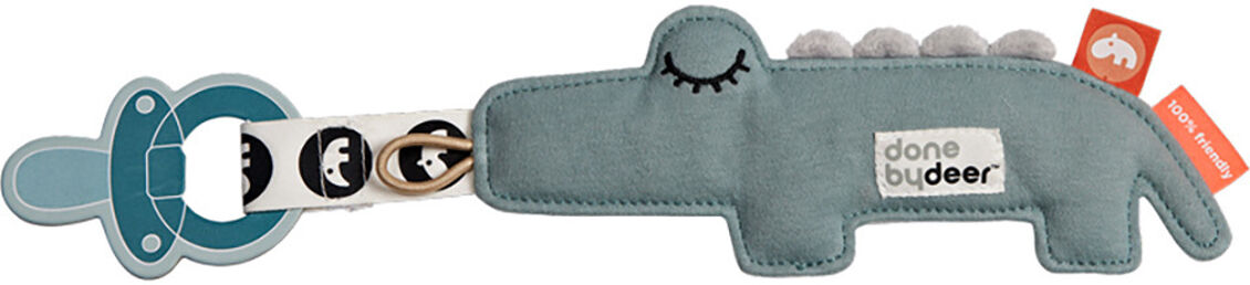 Done by Deer Attache Sucette Croco - Vert Done by Deer Attache Sucette Croco - Vert