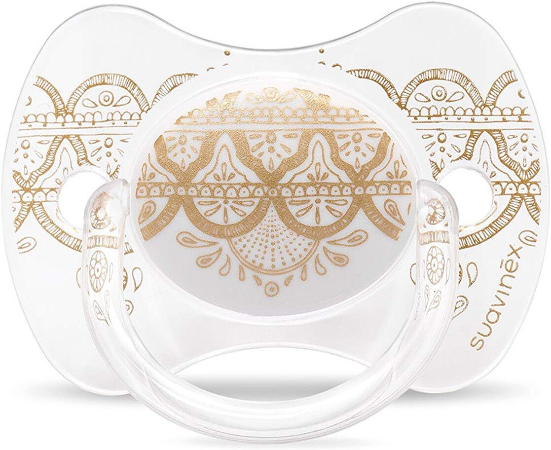 Suavinex Sucette Ethnic Blanc - 0/4 Mois Suavinex Sucette Ethnic Blanc - 0/4 Mois