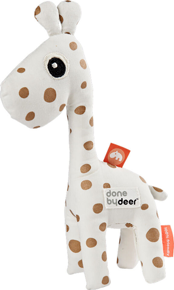 Done by Deer Hochet Raffi - Blanc / Pois Doré Done by Deer Hochet Raffi - Blanc / Pois Doré