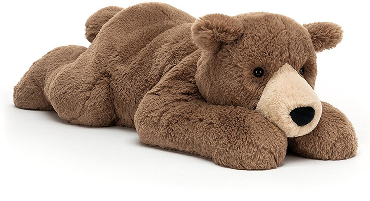 Jellycat Woody Bear Lying Jellycat Woody Bear Lying