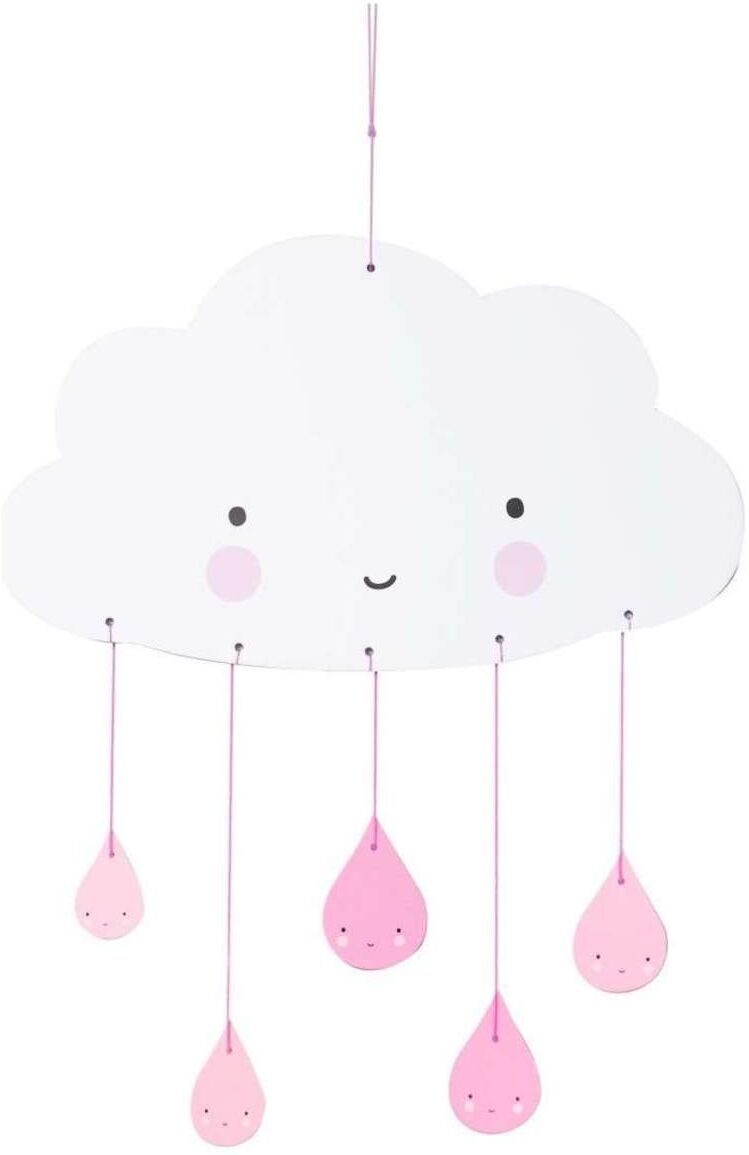 A Little Lovely Company Mobile Nuage DIY - Rose A Little Lovely Company Mobile Nuage DIY - Rose