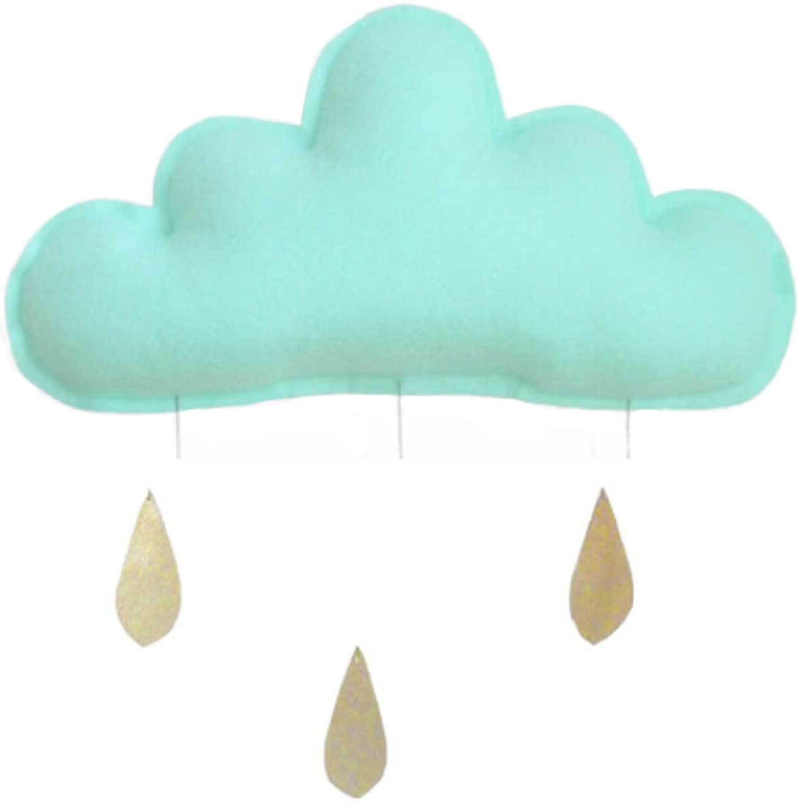 The Butter Flying Mobile Nuage 27 cm - Menthe The Butter Flying Mobile Nuage 27 cm - Menthe