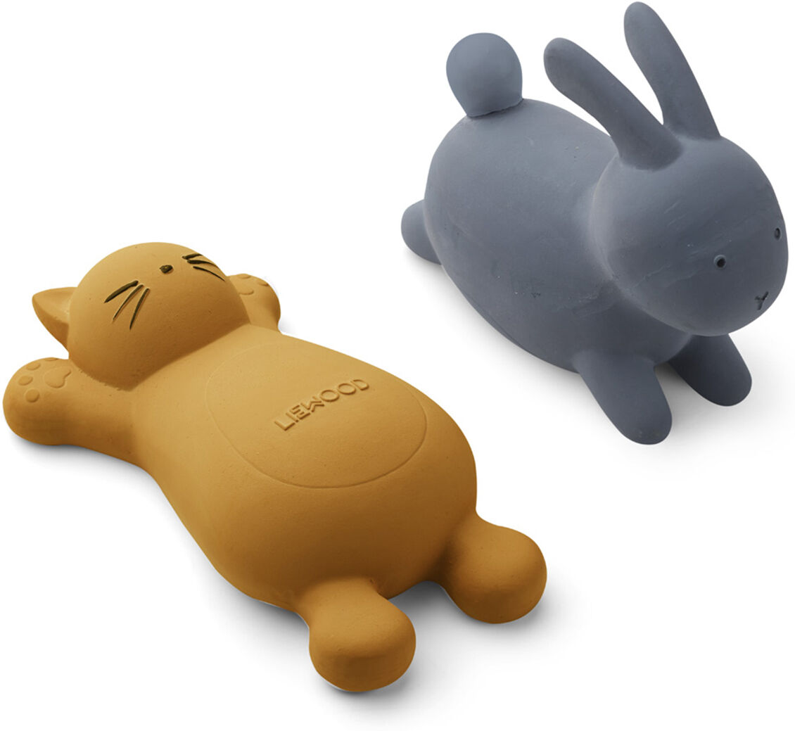 Liewood Jouets de Bain Vikky Rabbit Blue Wave & Cat Mustard Liewood Jouets de Bain Vikky Rabbit Blue Wave & Cat Mustard