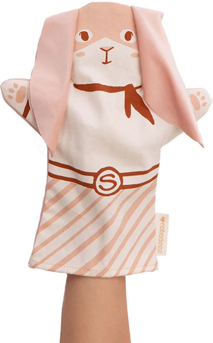Nobodinoz Marionnette Lapin - Bloom Pink Nobodinoz Marionnette Lapin - Bloom Pink