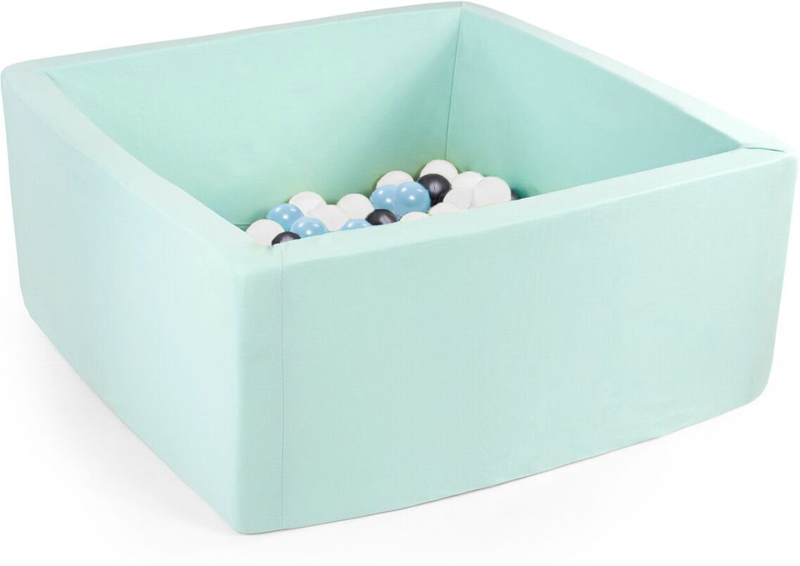 Misioo Piscine à Balles Carrée Vert d'eau 110 x 40 cm + 400 Balles Misioo Piscine à Balles Carrée Vert d'eau 110 x 40 cm + 400 Balles