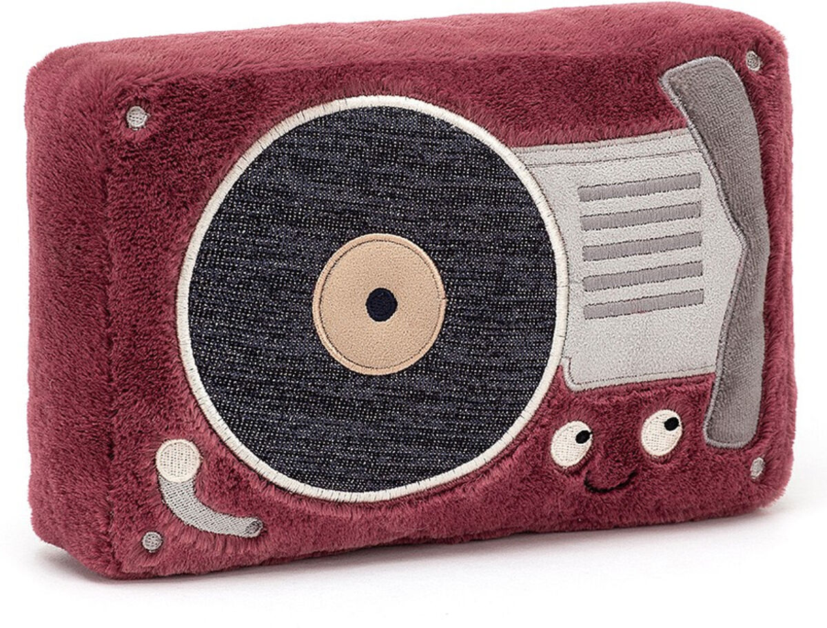 Little Jellycat Wiggedy Record Player - Petit Little Jellycat Wiggedy Record Player - Petit