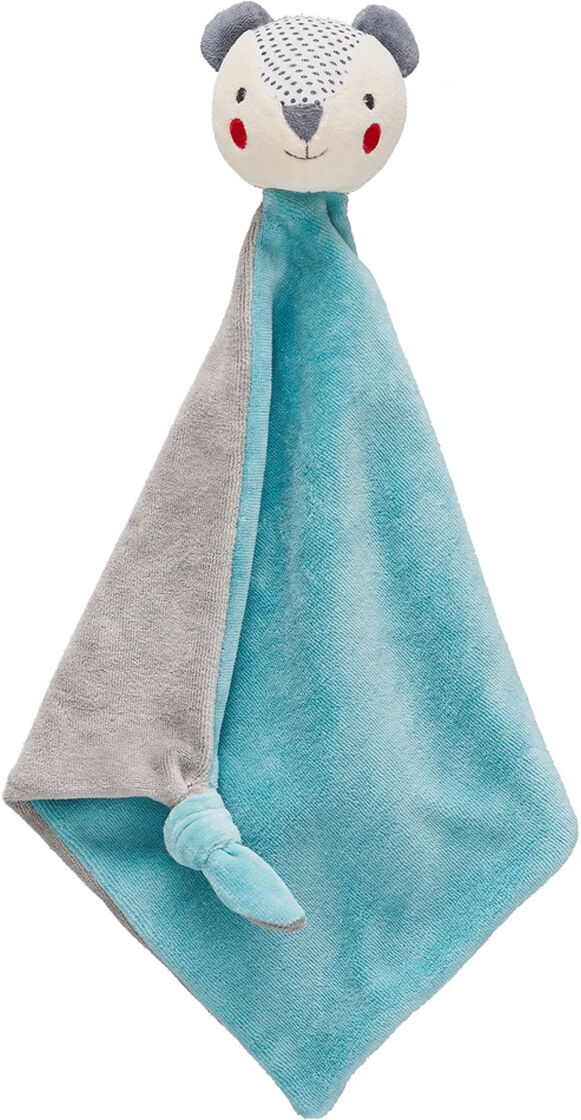 Petit Collage Doudou Ours - Bleu Petit Collage Doudou Ours - Bleu