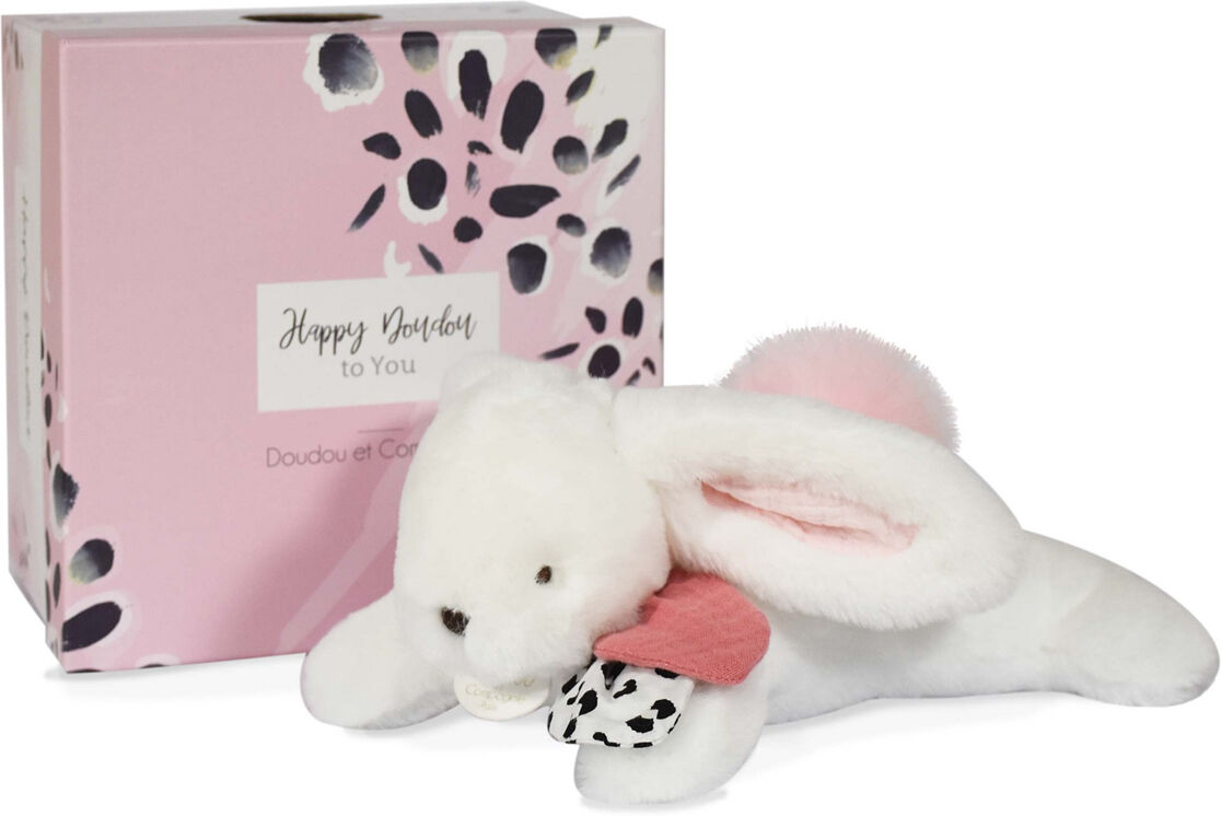 Doudou et Compagnie Pantin Pompon Happy Blush - Rose Doudou et Compagnie Pantin Pompon Happy Blush - Rose