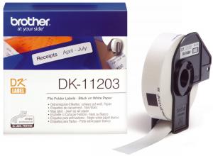 Brother DK-11203 (Noir/Blanc) - ORIGINALE Brother DK-11203 (Noir/Blanc) - ORIGINALE