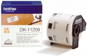 Brother DK-11209 (Noir/Blanc) - ORIGINALE Brother DK-11209 (Noir/Blanc) - ORIGINALE