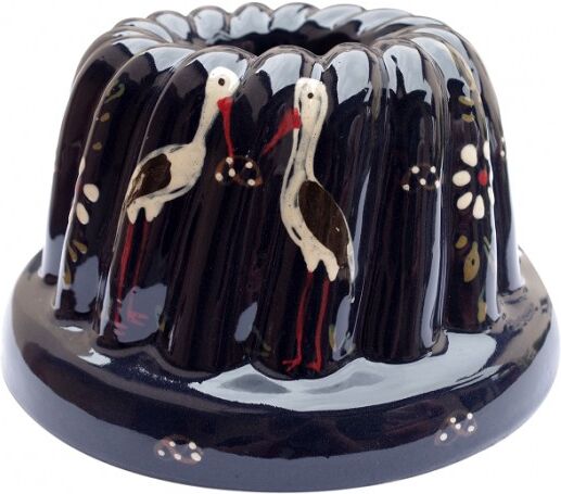 poterie Siegfried Burger Soufflenheim Kouglof cigogne bleu 4 tailles disponibles poterie Siegfried Burger Soufflenheim Kouglof cigogne bleu 4 tailles disponibles