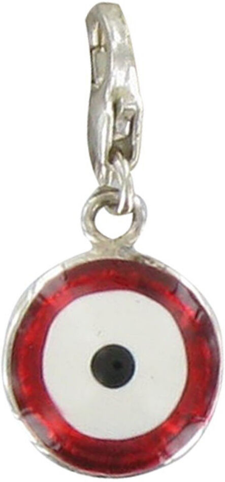 LES POULETTES BIJOUX Charms Argent 925 Cible Emaillée - Classics - Rouge