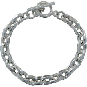 LES POULETTES BIJOUX Bracelet Argent Gourmette Maillons Larges