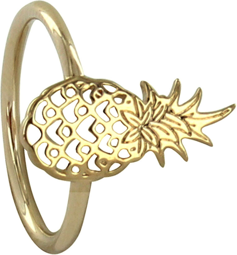 Les Poulettes Bijoux Bague Plaqué Or Ananas Les Poulettes Bijoux Bague Plaqué Or Ananas