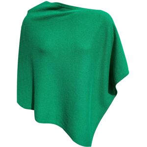 LES POULETTES BIJOUX Poncho 100% Cachemire 2 Fils Classics - Vert Foncé