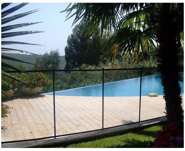 Piscine Sécurité Enfant Barrière piscine Beethoven noire piquets noirs Piscine Sécurité Enfant Barrière piscine Beethoven noire piquets noirs