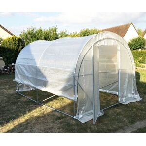 Green Protect Serre tunnel maraîchère Luxe 3x4m - 200gr/m² H2,40m - Green Protect