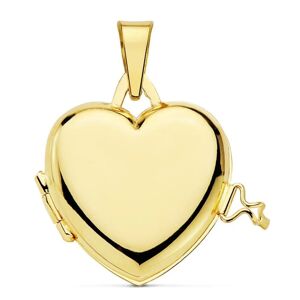 Orfeva Pendentif porte-photo coeur en Or jaune