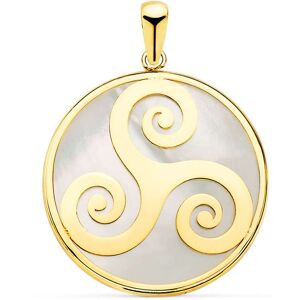 Orfeva Pendentif Triskel Nacre en Or jaune