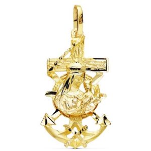 Orfeva Pendentif Croix Marine Or Jaune 9k