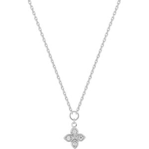 Orfeva Collier Mini Croix Oxydes Argent