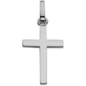 Orfeva Croix Fil Carre (or blanc 9carats)