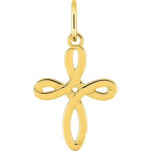 Orfeva Pendentif Croix Ruban Or Jaune