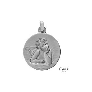 Orfeva Medaille Ange Raphael 14mm (argent)