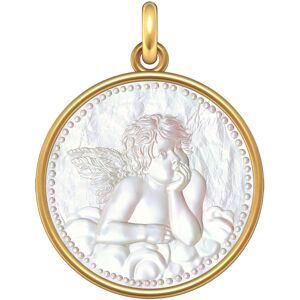 Manufacture Mayaud Medaille bapteme Ange Raphael perlee or & nacre