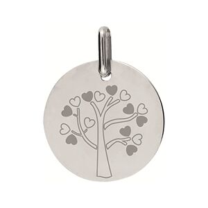 Orfeva Medaille arbre de vie Petits Coeurs Or blanc