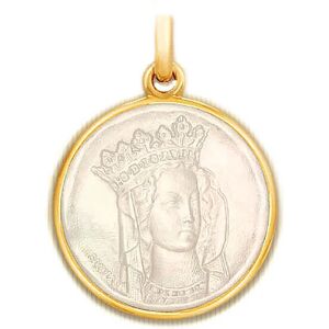 Becker Medaille Becker Notre Dame de Paris en nacre