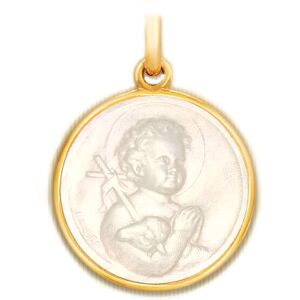 Becker Medaille Becker St Jean en nacre