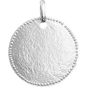 Manufacture Mayaud Medaille La Belle Martelee Perlee en Argent